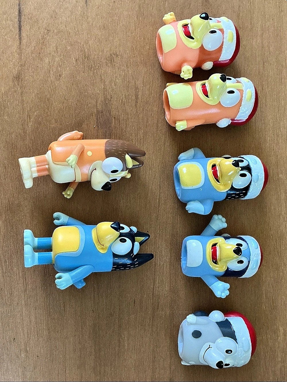 Bluey Character Figure Lot of 7